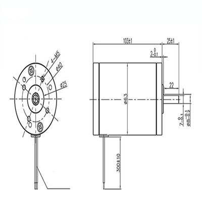24VDC 브러쉬 모터 0.18n. M 2800rpm 전기 모터 영구 자석 모터 효율 IE 1