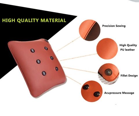 목 휴식 어깨 마사저 8W 배터리 작동 진동 후 마사지 쿠션 베개