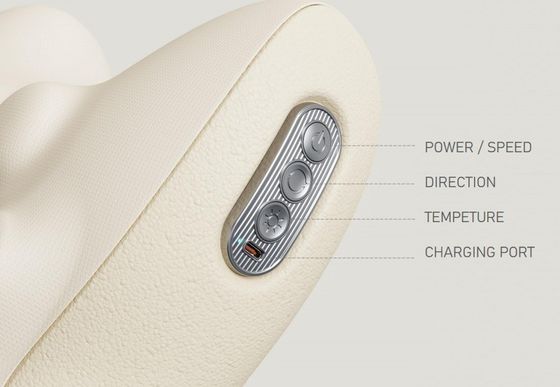 3W 등급 전력 무선 진동 가열 마사지 볼 어깨 등과 복부