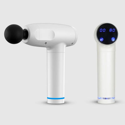 신체 마사지 6개의 마사지 머리와 타이밍 제어 기능을 가진 미니 근육 마사지 총