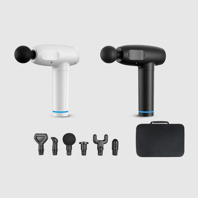 신체 마사지 6개의 마사지 머리와 타이밍 제어 기능을 가진 미니 근육 마사지 총