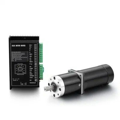 저 Rpm DC 브러시리스 행성 기어 모터 기어 박스 24V 70W 적도 모터 지름 57mm