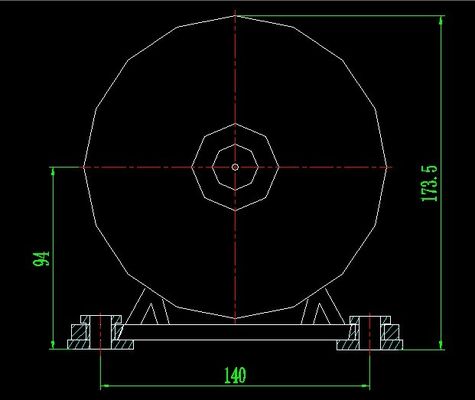 2.0HP AC 모터 트레이드밀 220V/110V 180-4800RPM 등급 주파수 50Hz 트레이드밀