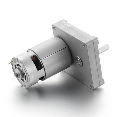 42mm 12V 24V 기어 모터 스퍼 기어 퀘어 브러쉬 DC 모터