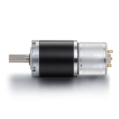 높은 토크 0.03-2N.m 36mm DC 트레드밀 모터 소음 낮고 검은 색 12V 24V