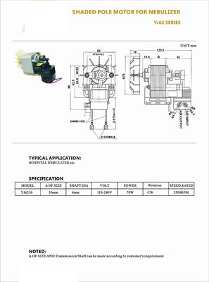 피트니스 장비 모터 2HP DC 90V/110V 4500rpm 장착 지원 없이 브러쉬리스