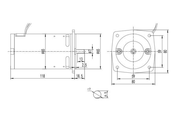 완전히 폐쇄 된 역 회전 150W 110V 220V AC 모터 트레드밀 기계 65mm