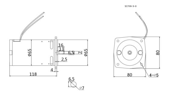 208-230 / 240 V AC 유니버설 모터 100W 50/60Hz 10000rpm 고속 65mm 트레드밀 기계