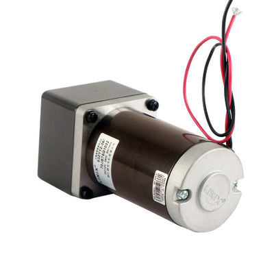 12V 단일 단계 완전히 폐쇄 된 낮은 Rpm DC 서보 모터 65% 및 출력 전력 36W