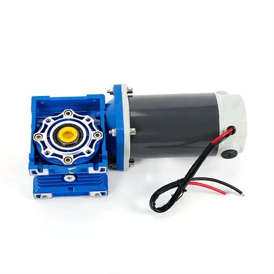 6w-300w 브러쉬 DC 전기 모터 NMRV 워크 기어 박스 12V/24V/48V 60mm-104mm DC 모터