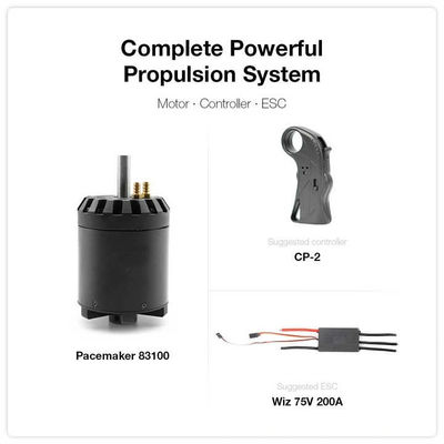 영구 자석 4kw 출력 전력 전기 서프보드용 작은 브러쉬리스 DC 모터