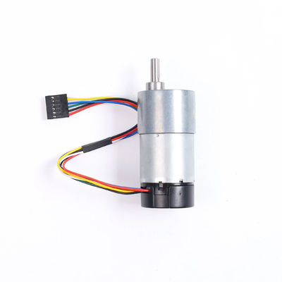 자동 문 모터 12V 작은 영구 자석 전기 모터 감소 DC 기어 모터 37mm