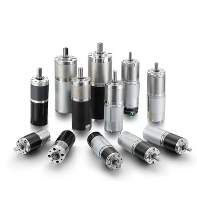 효율성 65% 자동 문 모터용 소형 모터 28mm 행성 DC 브러시드 기어 모터