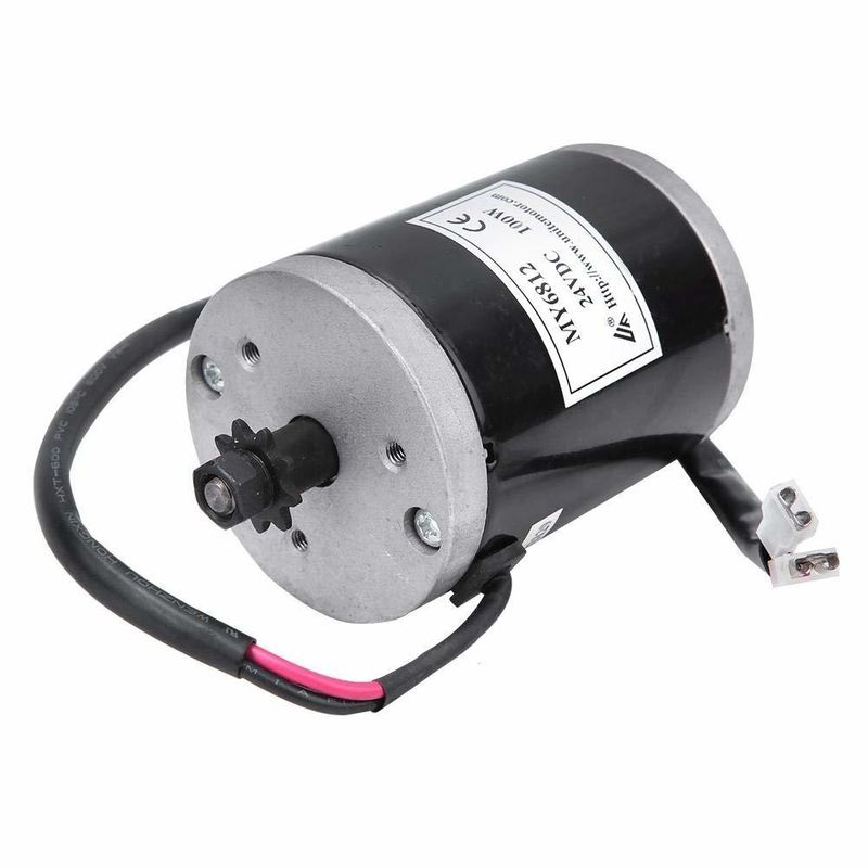 전기 자전거 스쿠터 전자 자전거 컨트롤러 브러쉬 모터 24V 100w 벨트 릴리와 함께 고속