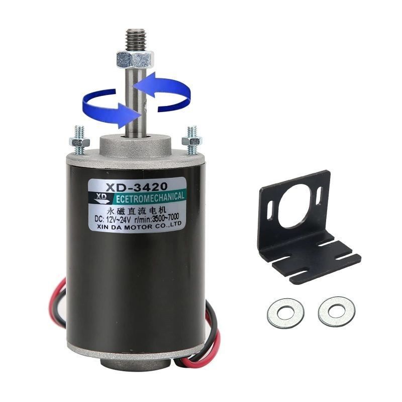 브러시 전환 고 토크 영구 자석 모터 30W 12V/24V DIY 발전기 모터