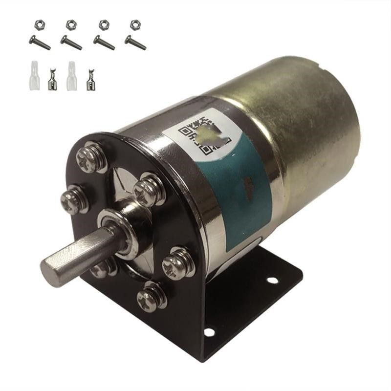 37mm 지름 기어박스 큰 토크 감소 모터 오래 지속 가능 12V 150rpm