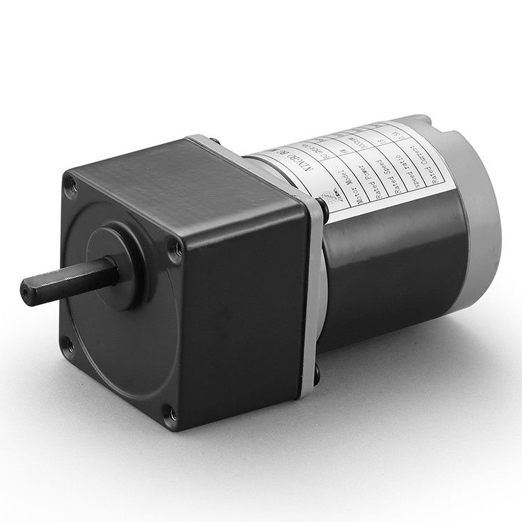 60mm 24v 검은색 정렬 속도 DC 모터 1.9A 연속 전류와 검은색