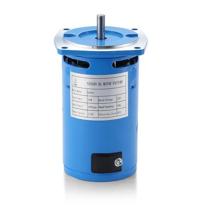 110V 220V 50/60Hz 65mm 150w 역 회전 AC 모터 65dB 소음 전문 기계