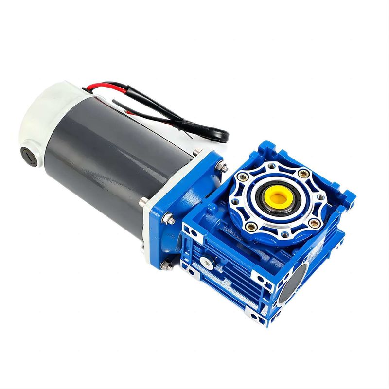 6w-300w 브러쉬 DC 전기 모터 NMRV 워크 기어 박스 12V/24V/48V 60mm-104mm DC 모터